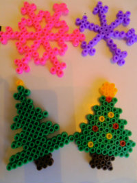 Décoration en perles à  repasser