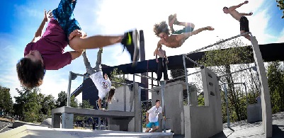 Parkour avec “The Mad Monkeys”