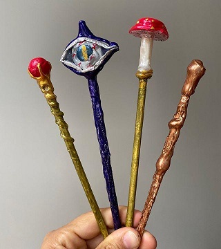 Baguettes magiques de Noël